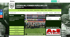 Desktop Screenshot of chosenhillrfc.co.uk